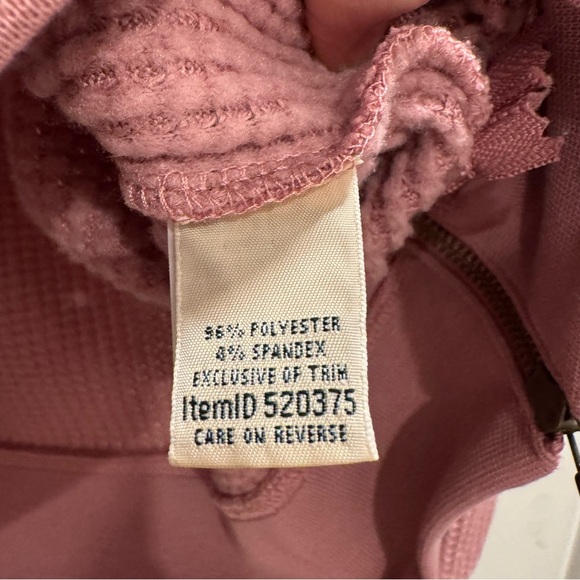 LL Bean Women Birchwood Brushed Waffle Knit V-Neck Long Sleeve Top Medium Pink - Picture 13 of 14